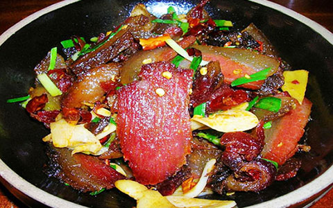 生姜炒腊肉