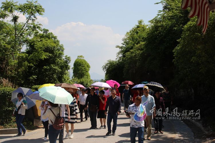 仙佛寺景区迎来首个杭州旅游团!